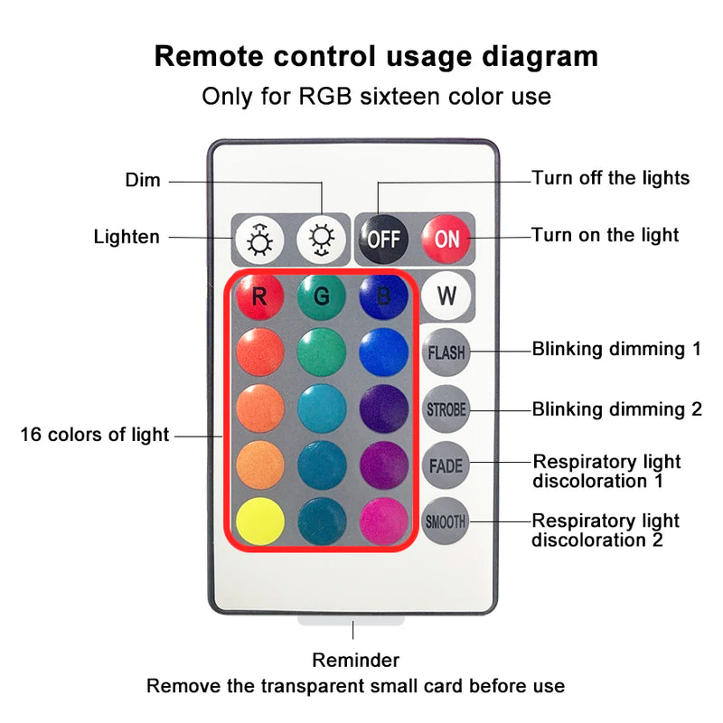 Luminária aurora boreal com 16 cores + controle  Frete Grátis