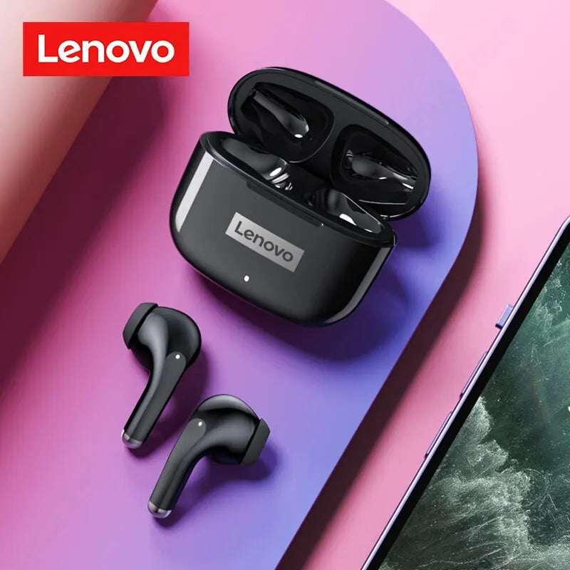 Fone de ouvido Lenovo LP40 Pro 5.0 Wireless Sports   Frete Grátis