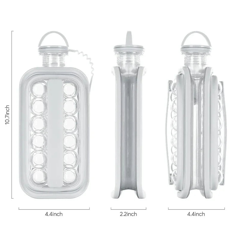 Squeeze/Forma de Gelo em Silicone com 17 Cavidades Frete Grátis